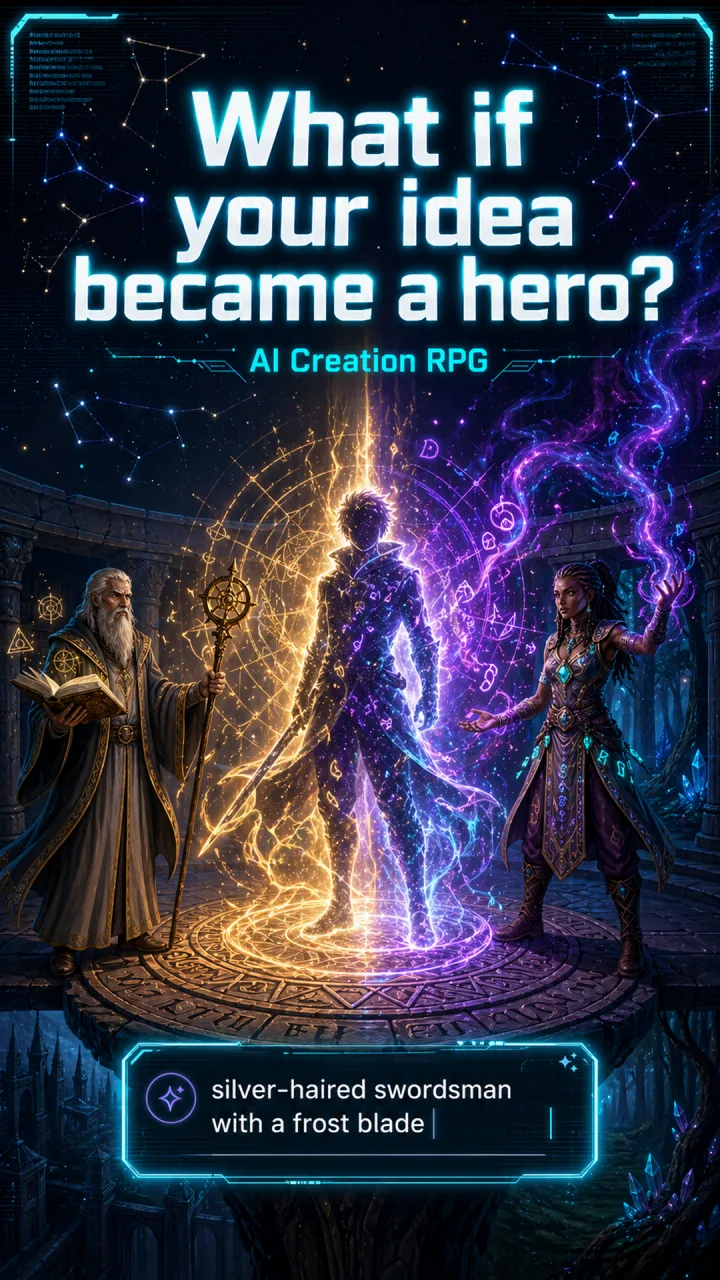 Picwar character creation screen